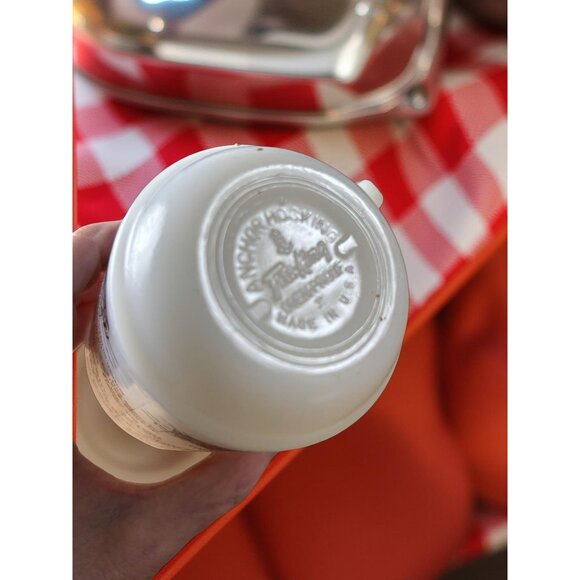 Vintage Fire-King CB’er Trucker Slang Milk Glass Mug – Anchor Hocking 1970s CB R - Picture 4 of 4